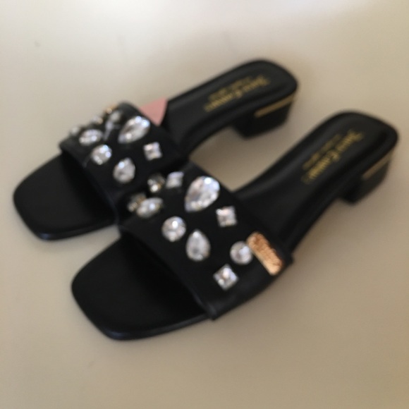 Juicy Couture Jeweled Slides Sz 8.5 - Picture 8 of 8